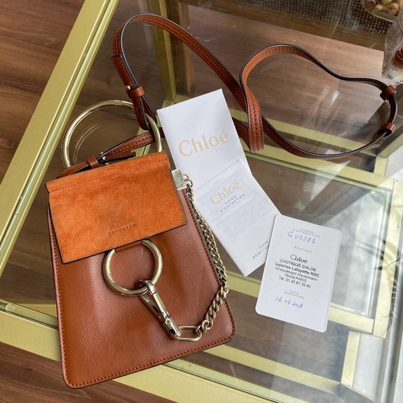 Chloe tan Faye bracelet bag - Picture 1 of 10